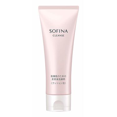 乾燥肌のための美容液洗顔料〈クッション泡〉 SOFINA