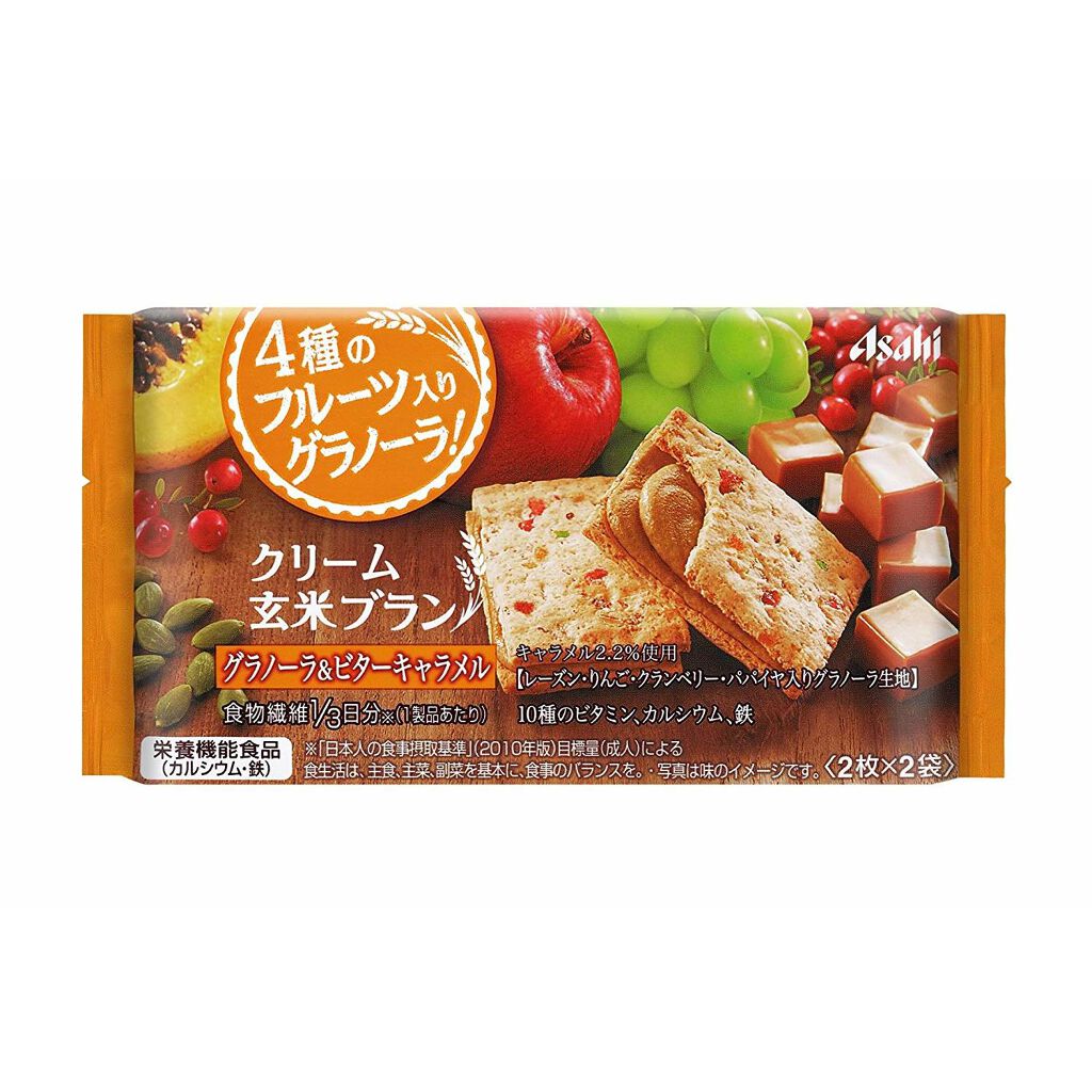 バランスアップ クリーム玄米ブラン グラノーラ&ビターキャラメル アサヒフードアンドヘルスケア