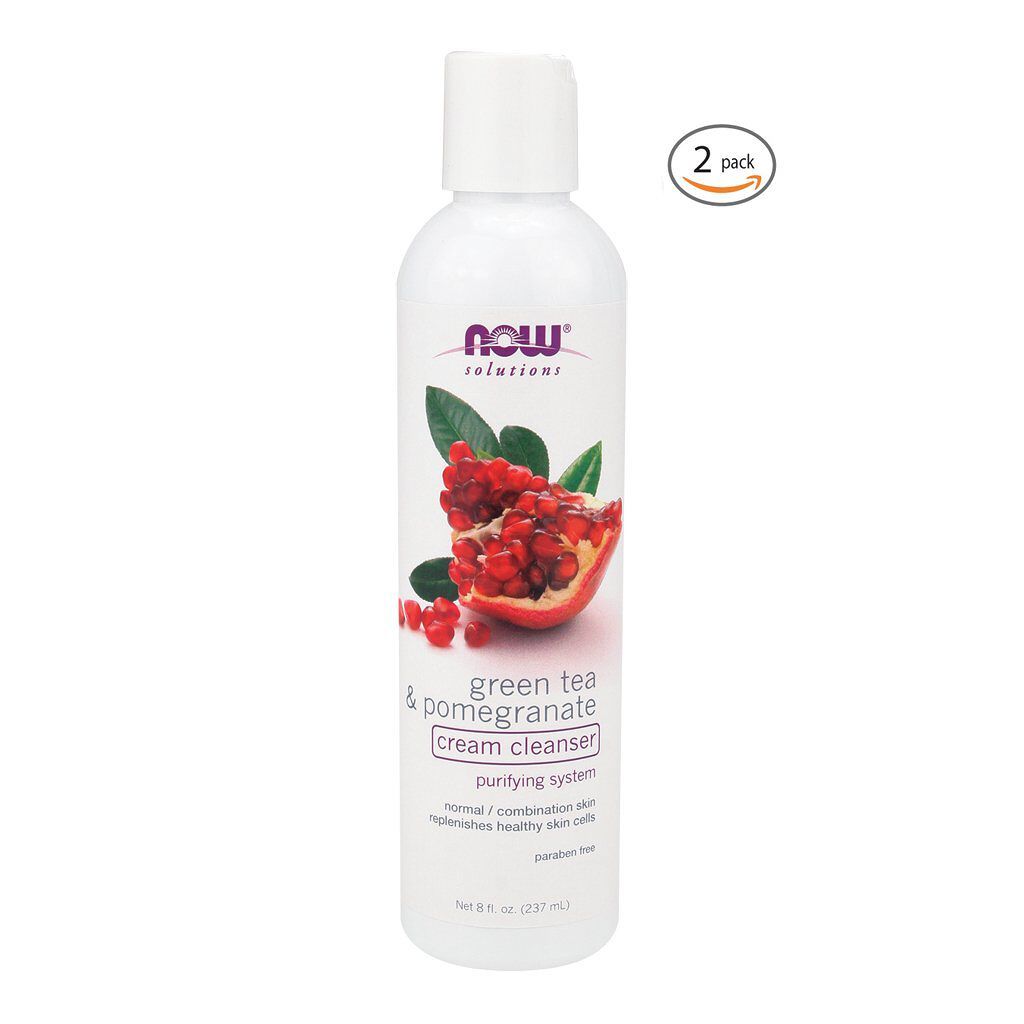 green tea & pomegranate cream cleanser now solutions