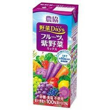 雪印メグミルク 農協野菜Daysフルーツ&紫野菜ミックス