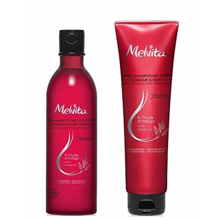 Melvita インディゴオイル シャンプー シャイン&スカルプ/コンディショナー シャイン&スカルプ