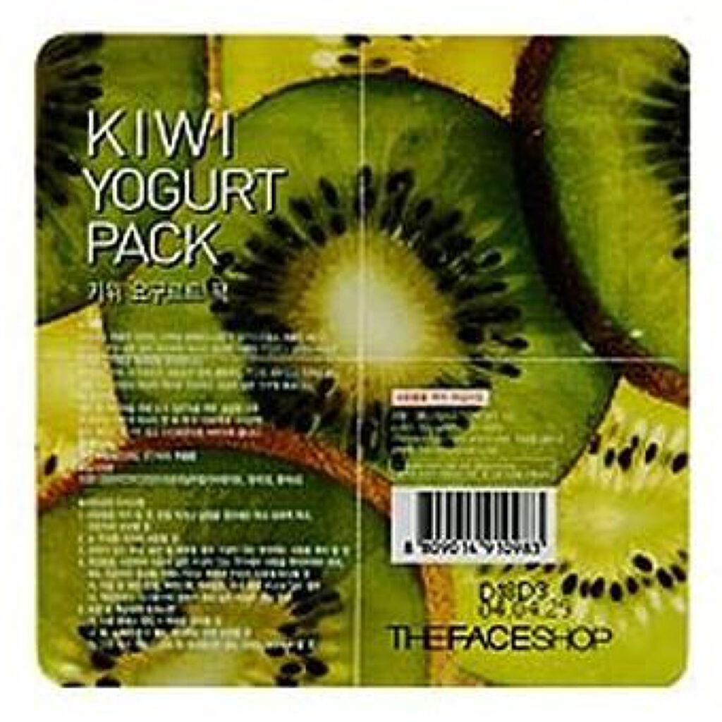 THE FACE SHOP キウイヨーグルトパック ウォッシュオフタイプ
