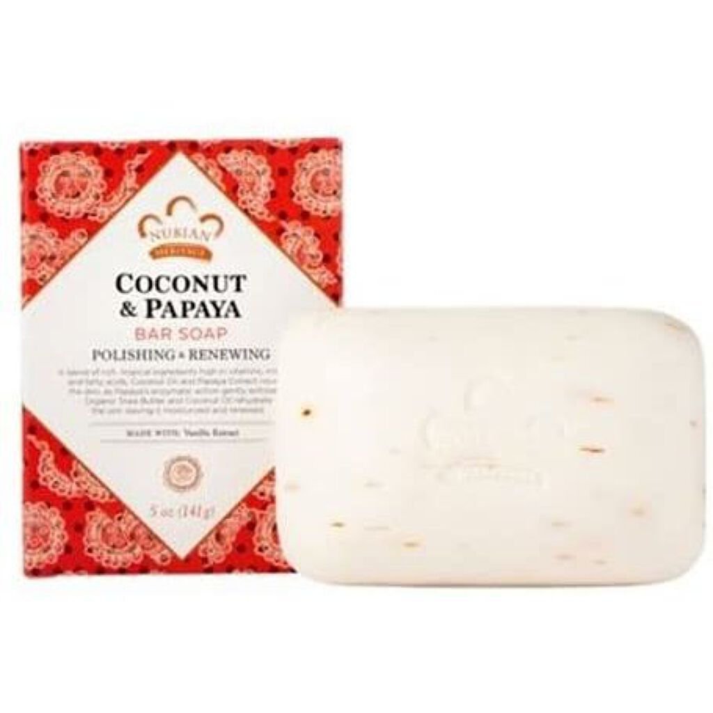 ココナッツ&パパイヤシリーズ バーソープ NUBIANHERITAGE(ヌビアンヘリテージ)