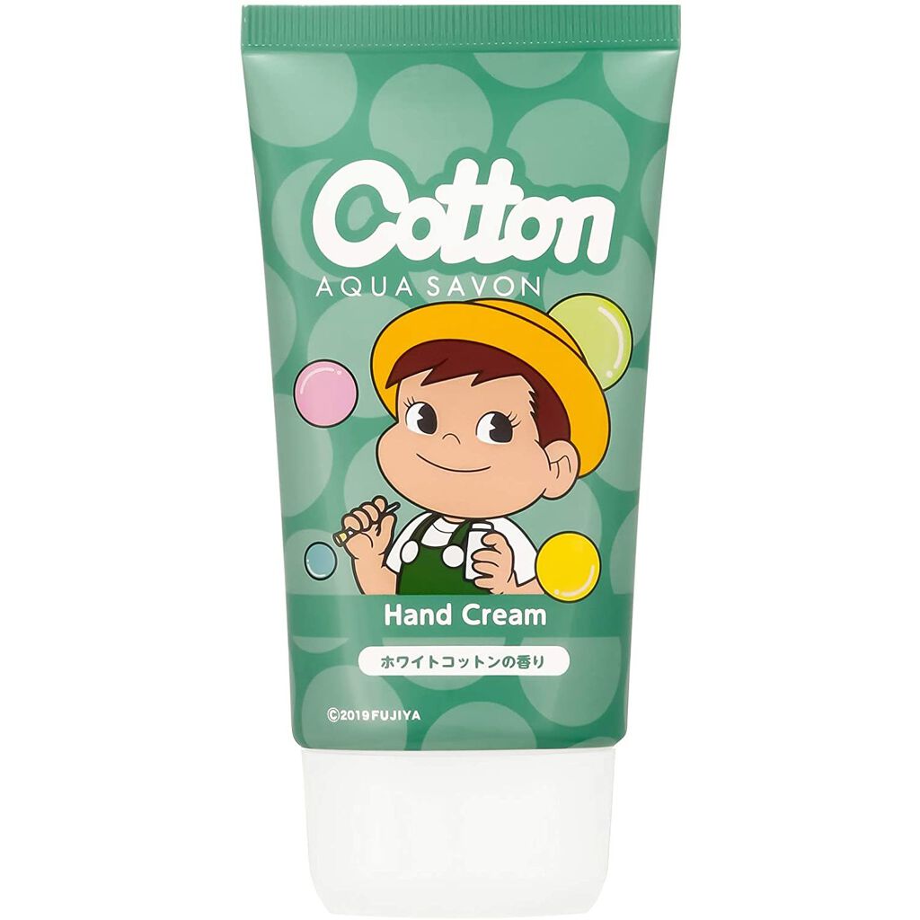 アクアシャボン×不二家 ホワイトコットンの香り ハンドクリーム アクアシャボン
