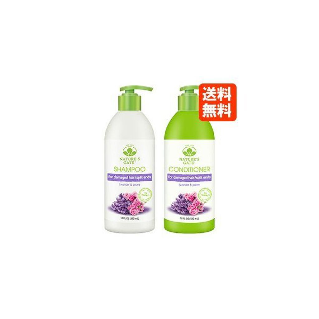 シャンプー/コンディショナー<ラベンダー&ピオニー> ネイチャーズゲート