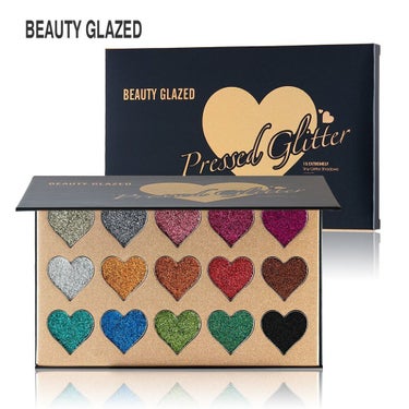 Pressed Glitter Eye Shadow Palette Beauty glazed