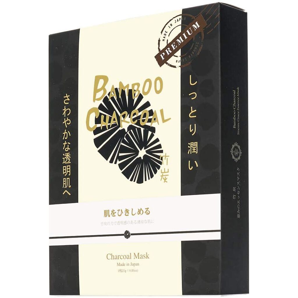 恵みのエッセンスマスク 竹炭 Premium Sincere Laura