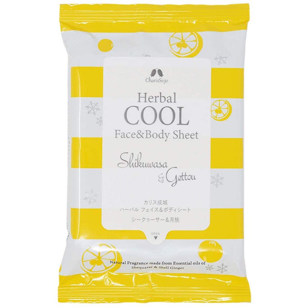 カリス成城 ハーバルクールフェイス＆ボディシート シークヮーサー＆月桃