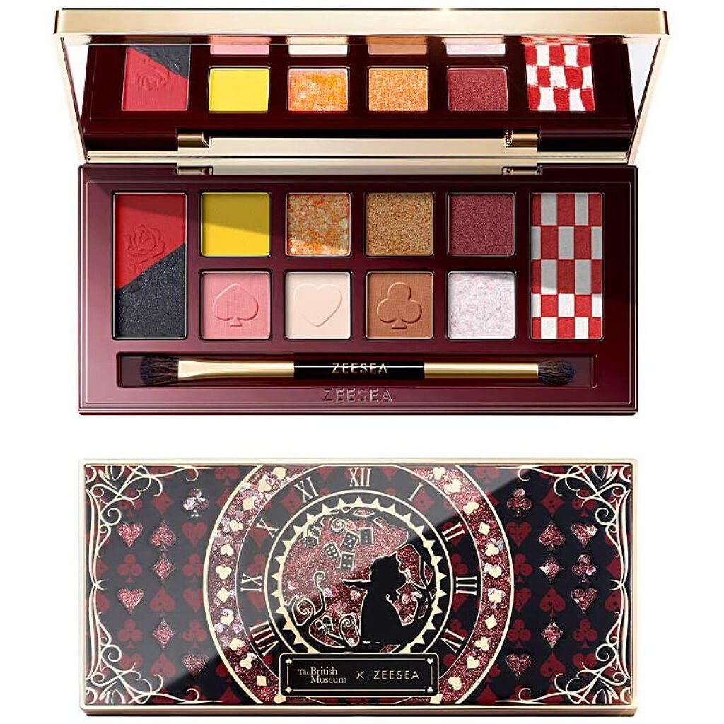 アリスドリームランドシリーズ 12色アイシャドウパレット（ZEESEA×大英博物館） / ZEESEA