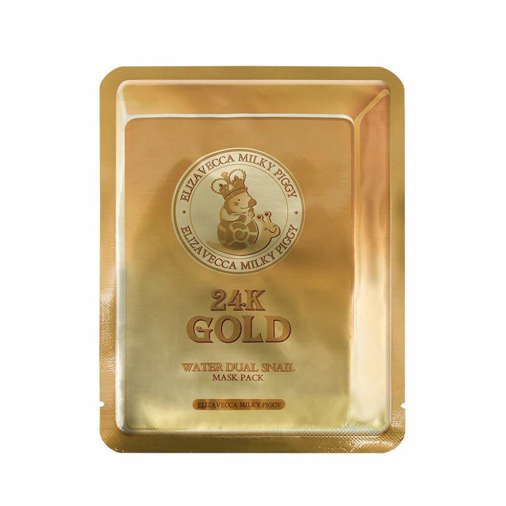 ミルキー ピギー 24K ゴールド ウォーター デュアル スネイル マスク パック Elizavecca