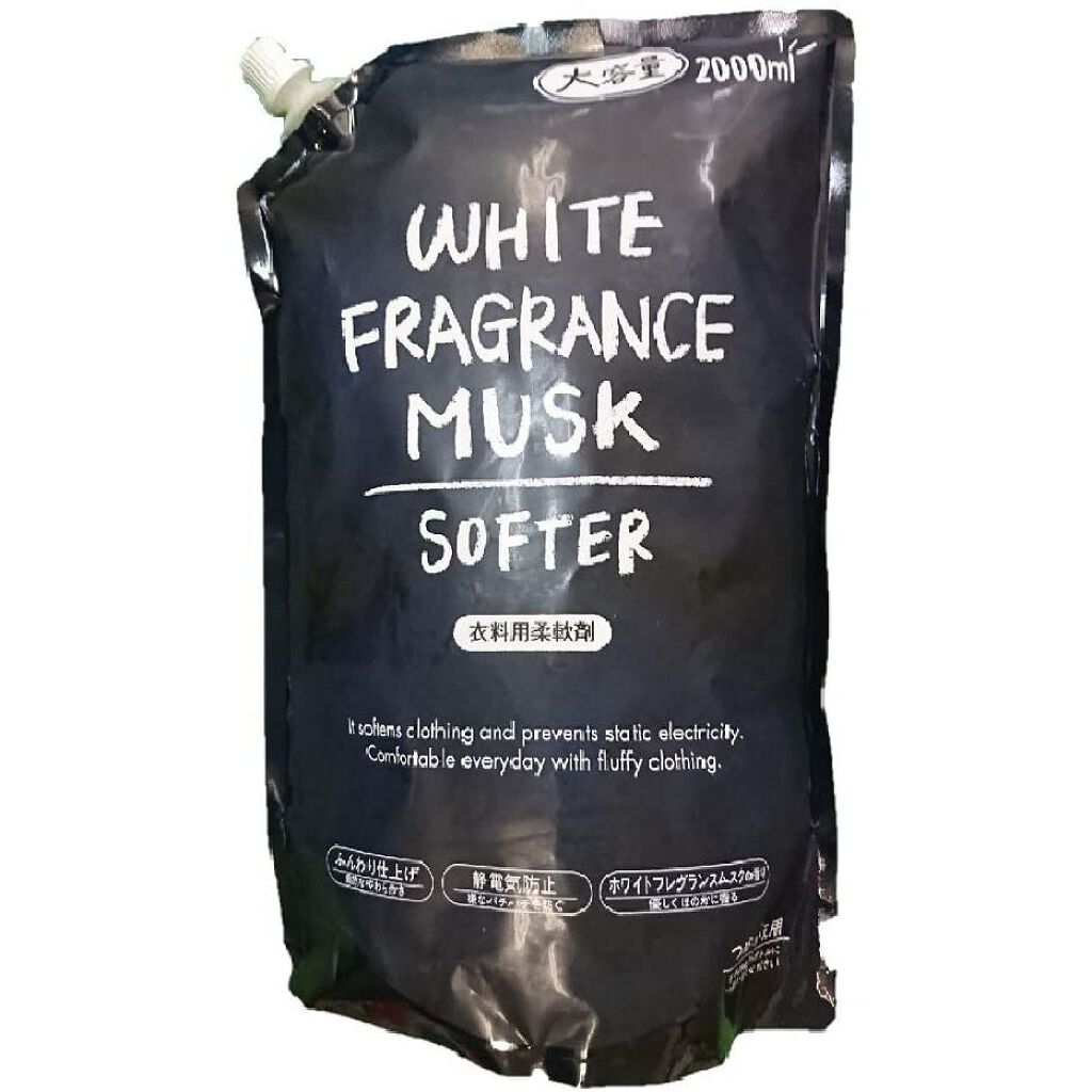 WHITE FRAGRANCE MUSK SOFTER(衣料用柔軟剤) ミツエイ