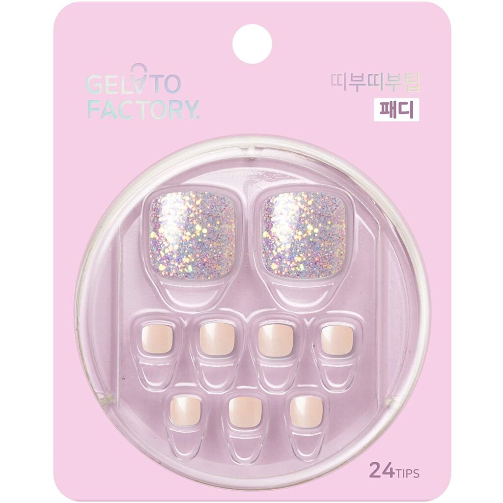 ワンタッチフットネイルチップ GELATO FACTORY