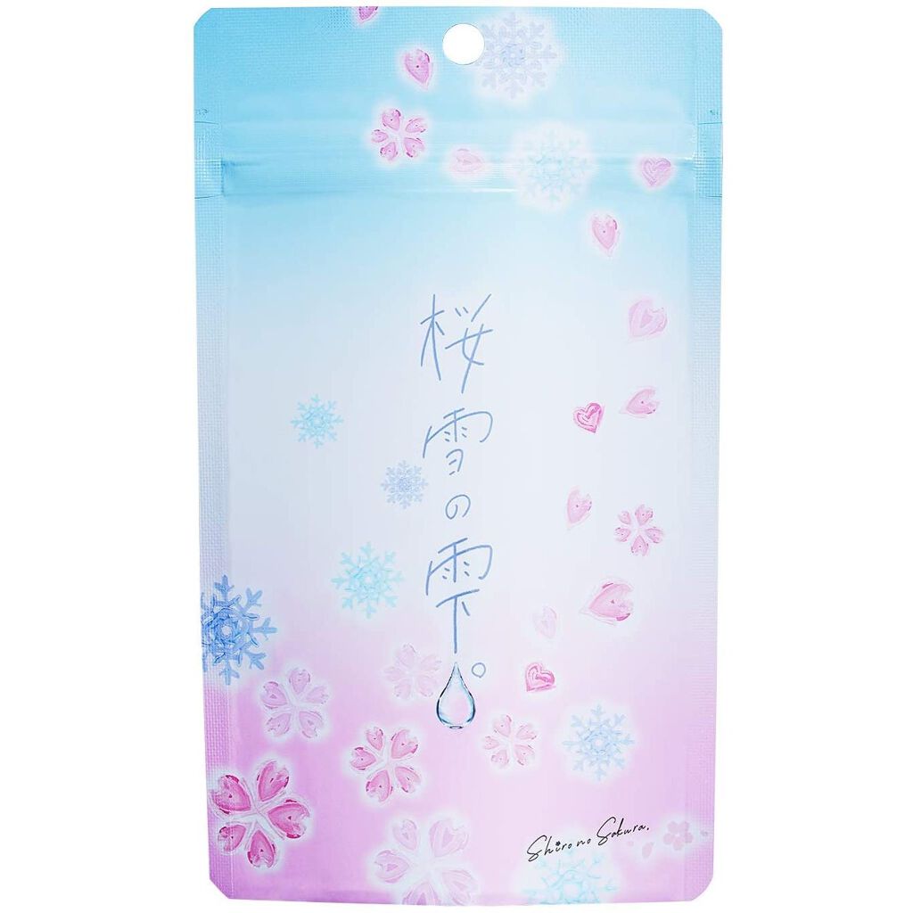 桜雪の雫。 Shiro no Sakura.