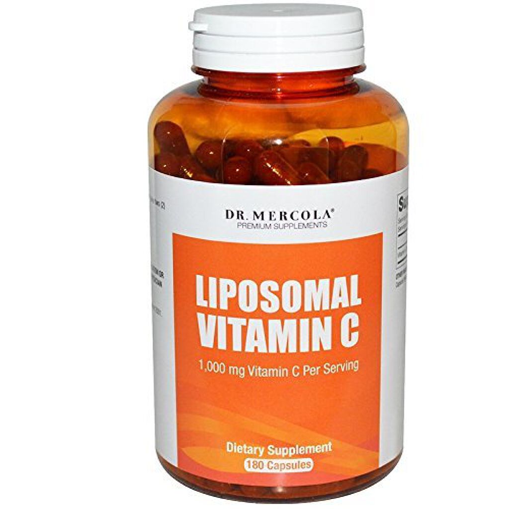Dr. Mercola リポソーム ビタミンC 1000mg (180カプセル)(海外直送品) Dr. Mercola