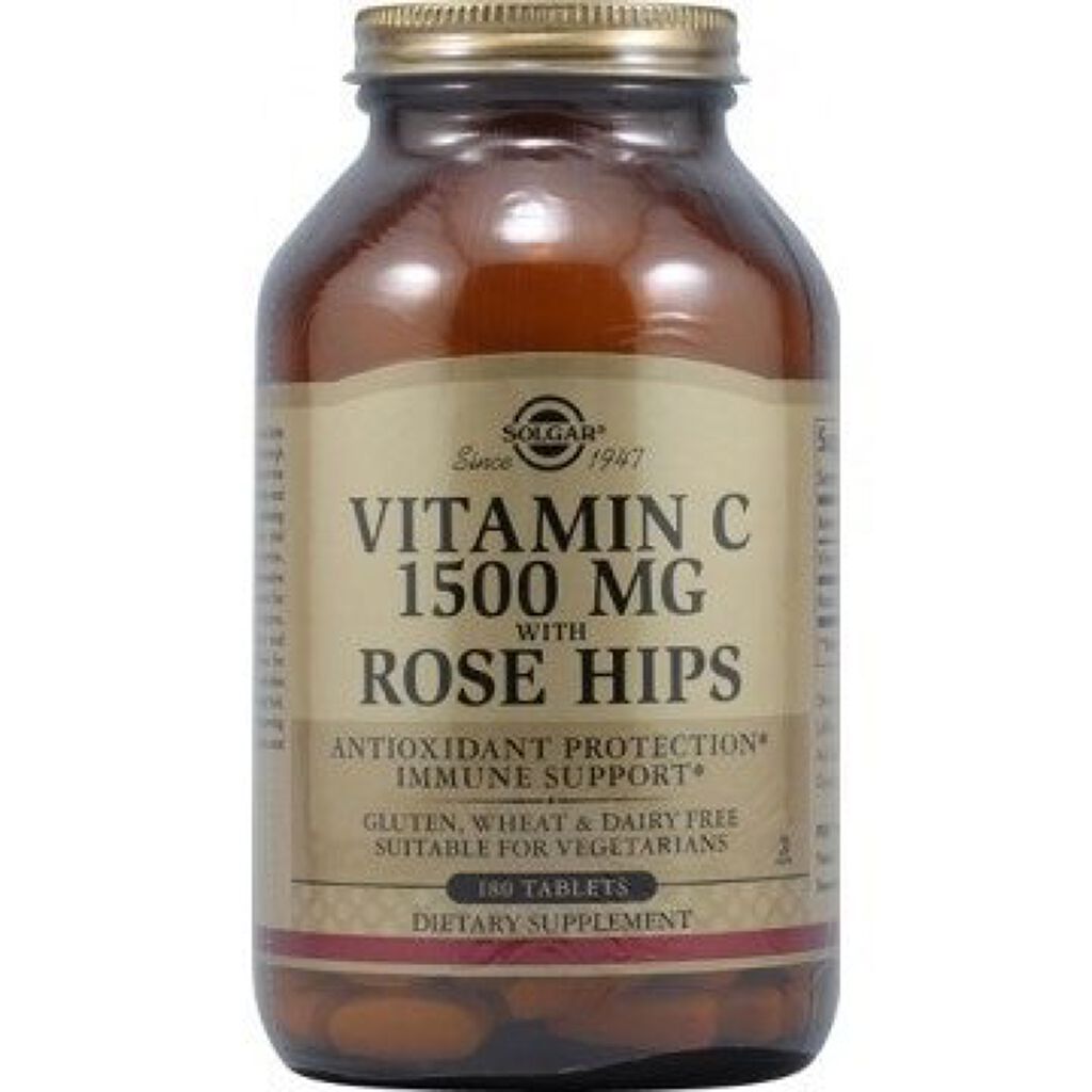 SOLGAR Vitamin C 1500 mg with Rose Hips