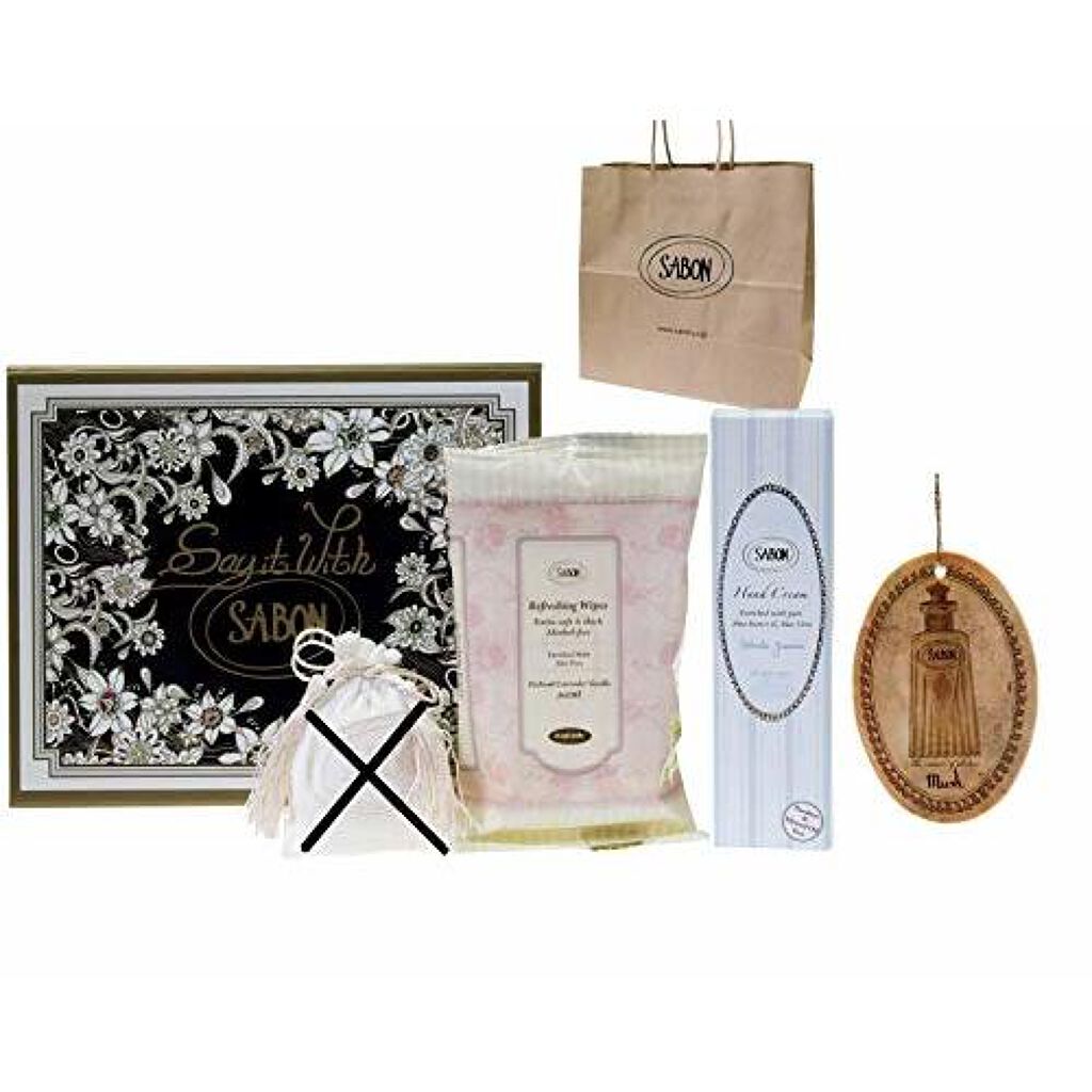 SABON ハンドクリーム ソープフレークスS ワイプス リフレッシング ギフトセット ショップバッグ付 (3アイテムギフトセット)