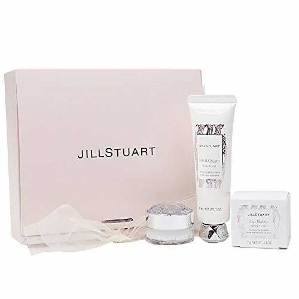 ホワイトフローラル ハンドクリーム30ml リップバーム7g セット ギフトボックス付き JILL STUART
