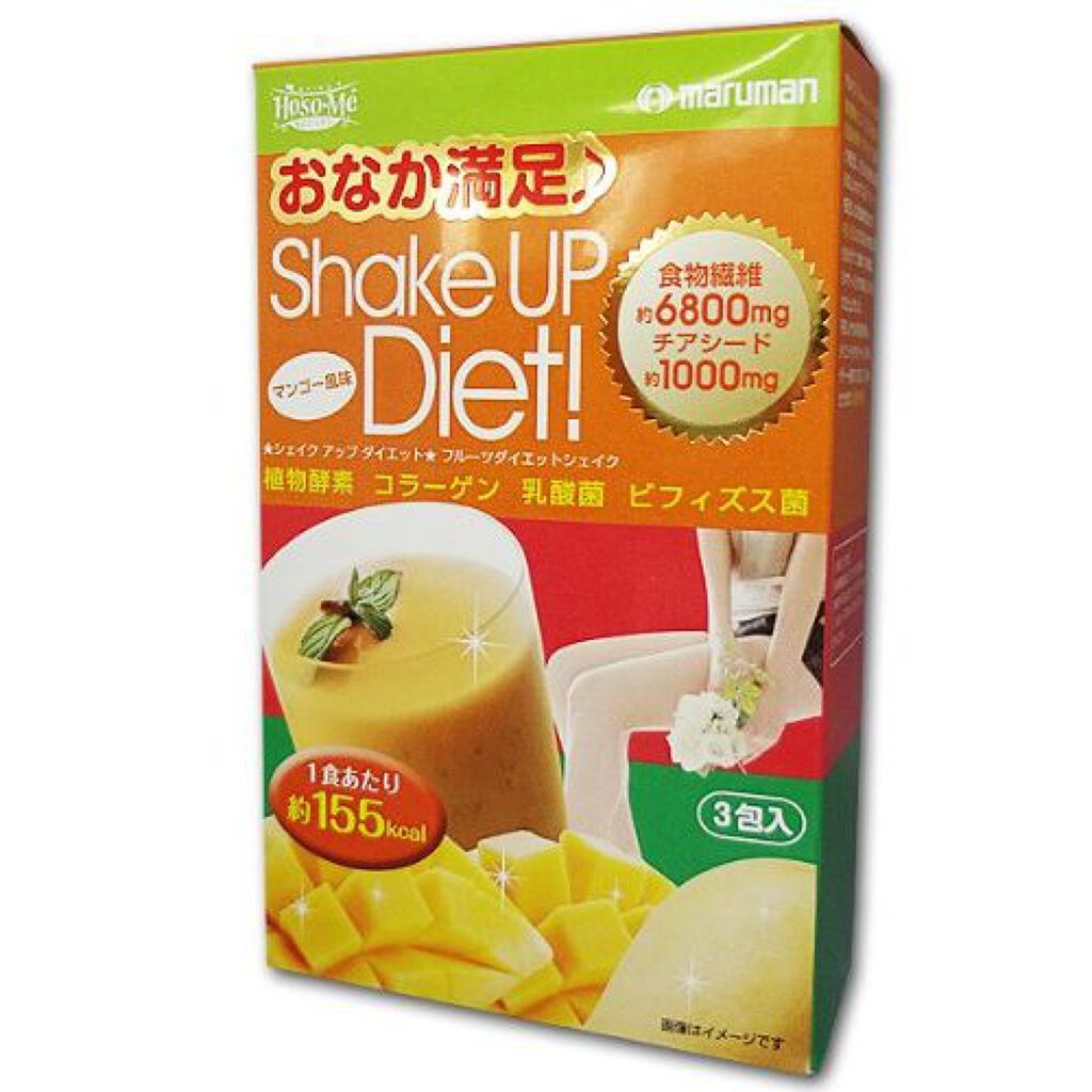 マルマン マルマン シェイクアップダイエットマンゴー味 3包