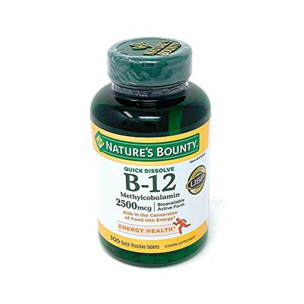 Nature's Bounty B-12 2500mcg 250錠（舌下錠タイプ）ビタミンＢ１２