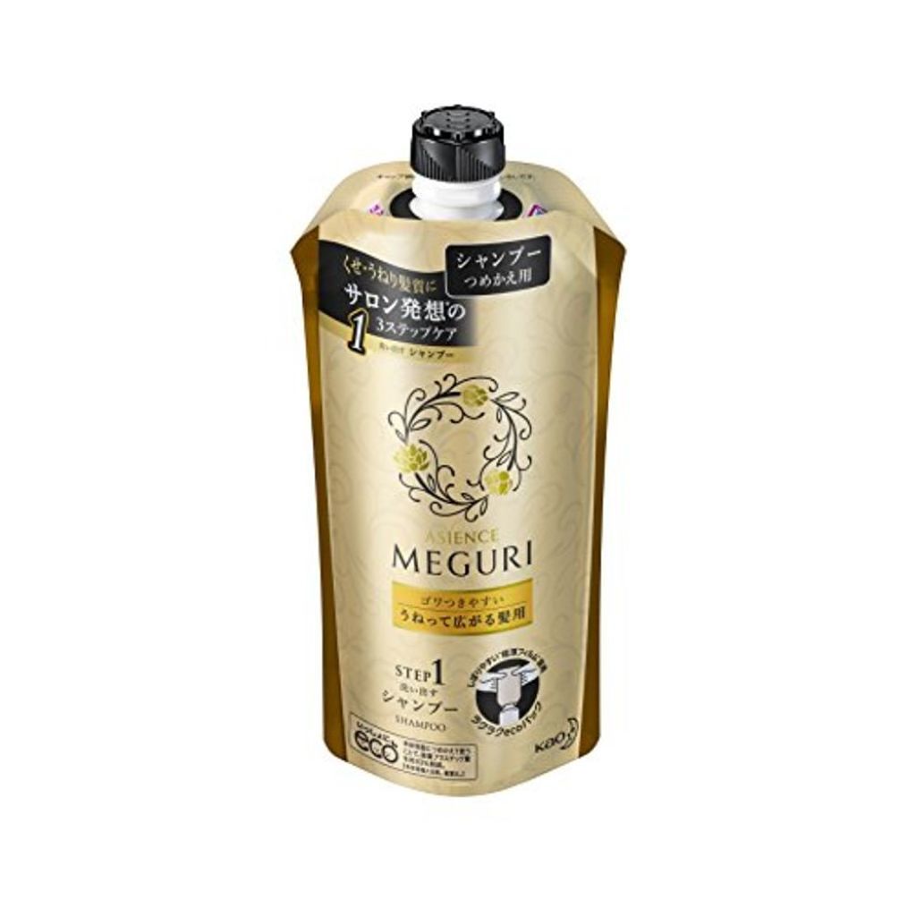 ASIENCE MEGURI ゴワつきやすい うねって広がる髪用 洗い出すシャンプー アジエンス