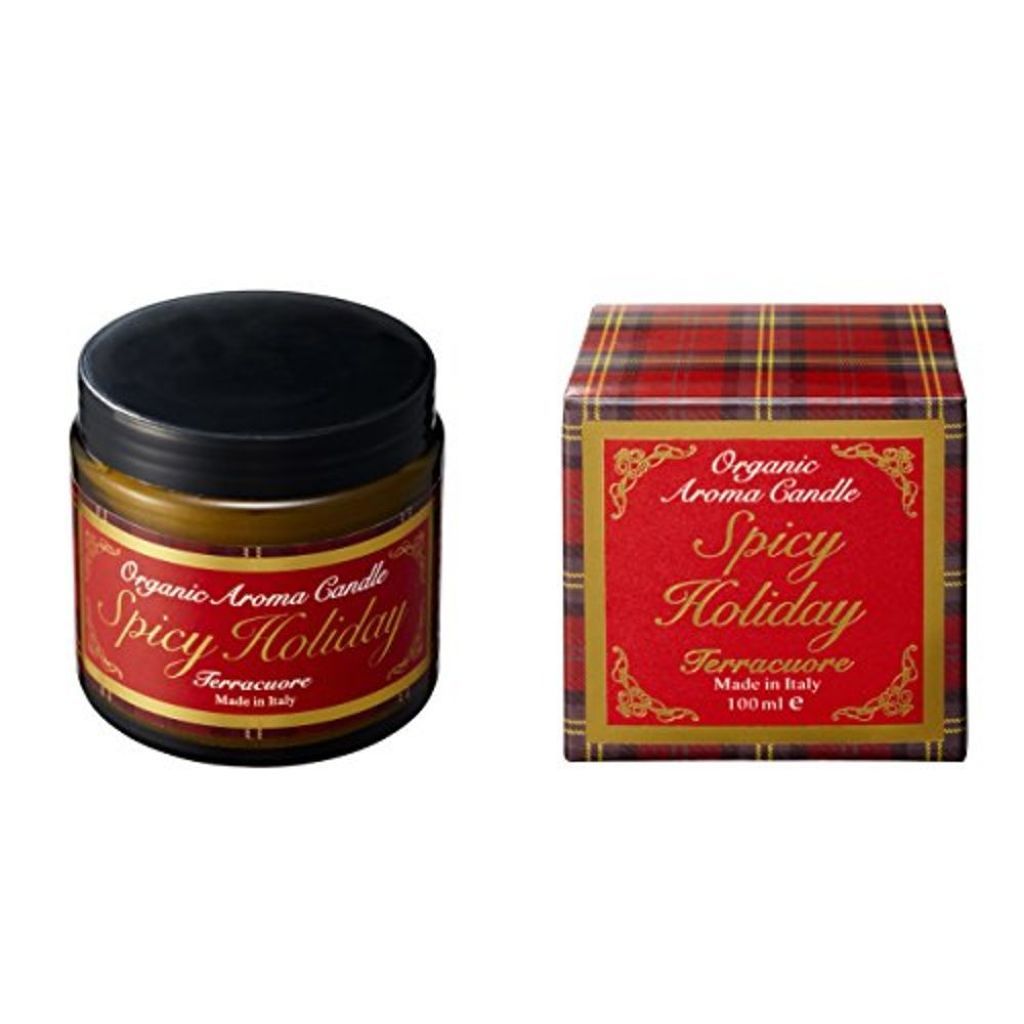 Terracuore 蜜ロウアロマキャンドル スパイシーホリディ