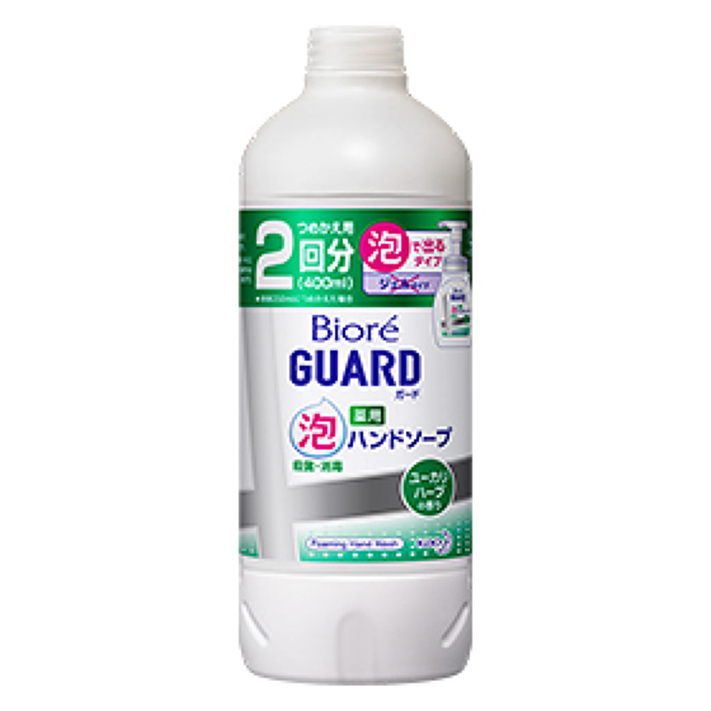 ビオレガード 薬用泡ハンドソープ ユーカリハーブの香り つめかえ用 400ml