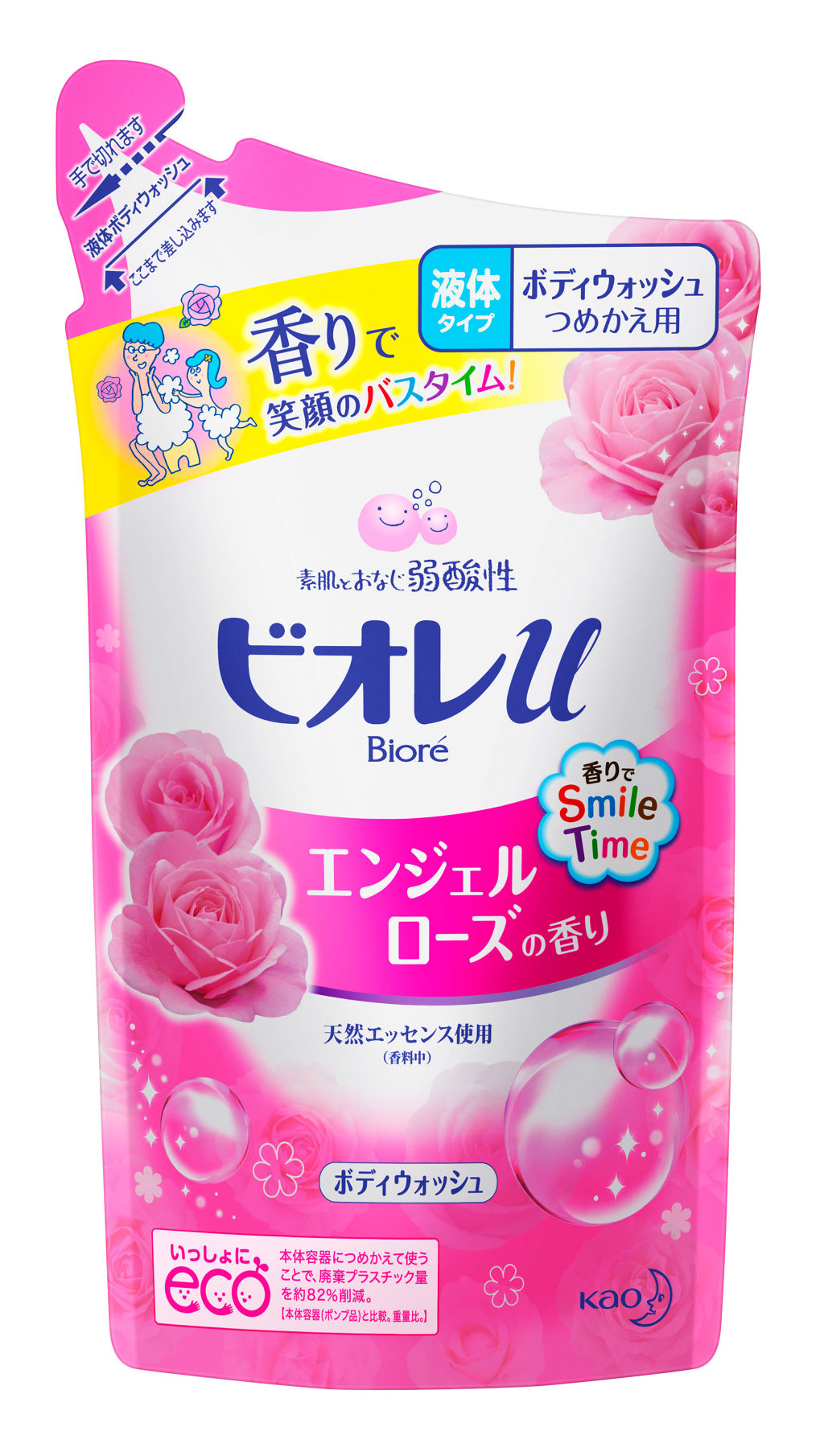 やさしい気分 エンジェルローズの香り つめかえ用 400ml