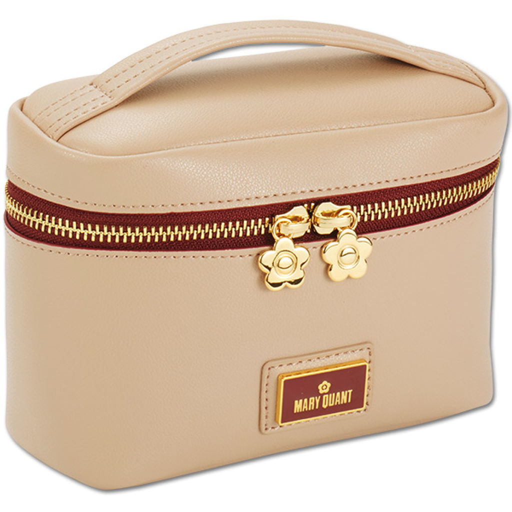 ポーチ Wフェイス2  バニティ（ベージュ）