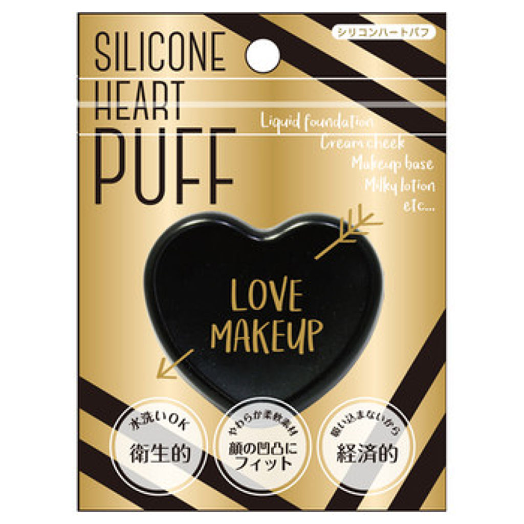シリコンハートパフマット Mat Black/マット ブラック