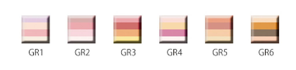 グラデーションチーク ドド