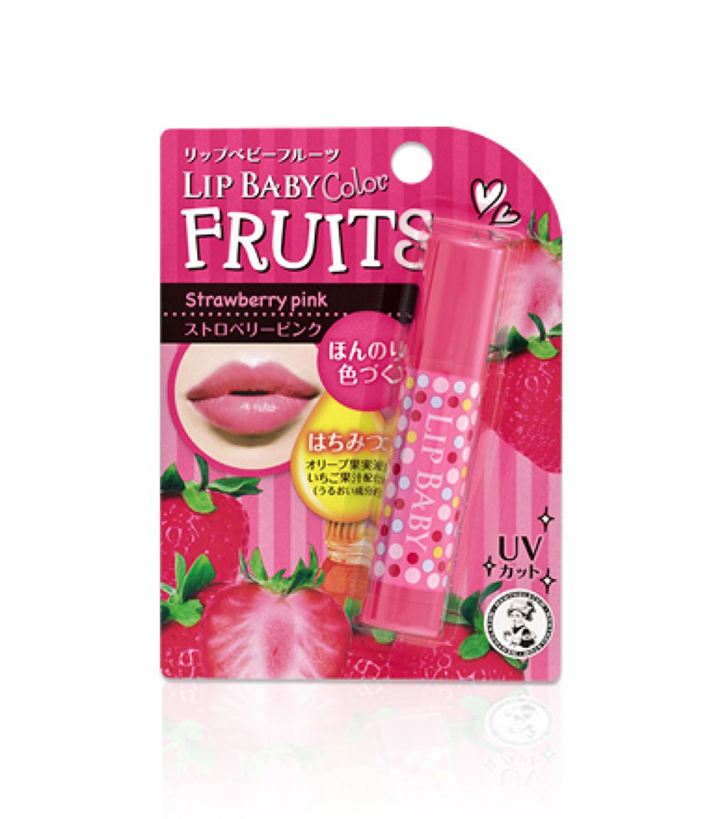 リップベイビーフルーツ ストロベリーピンク