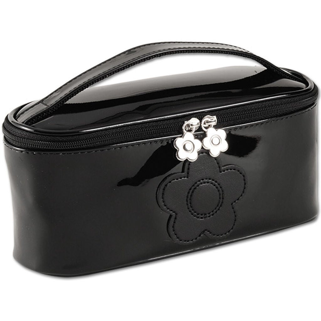 ポーチ デイジーパッチエナメル ミニバニティ(ブラック)