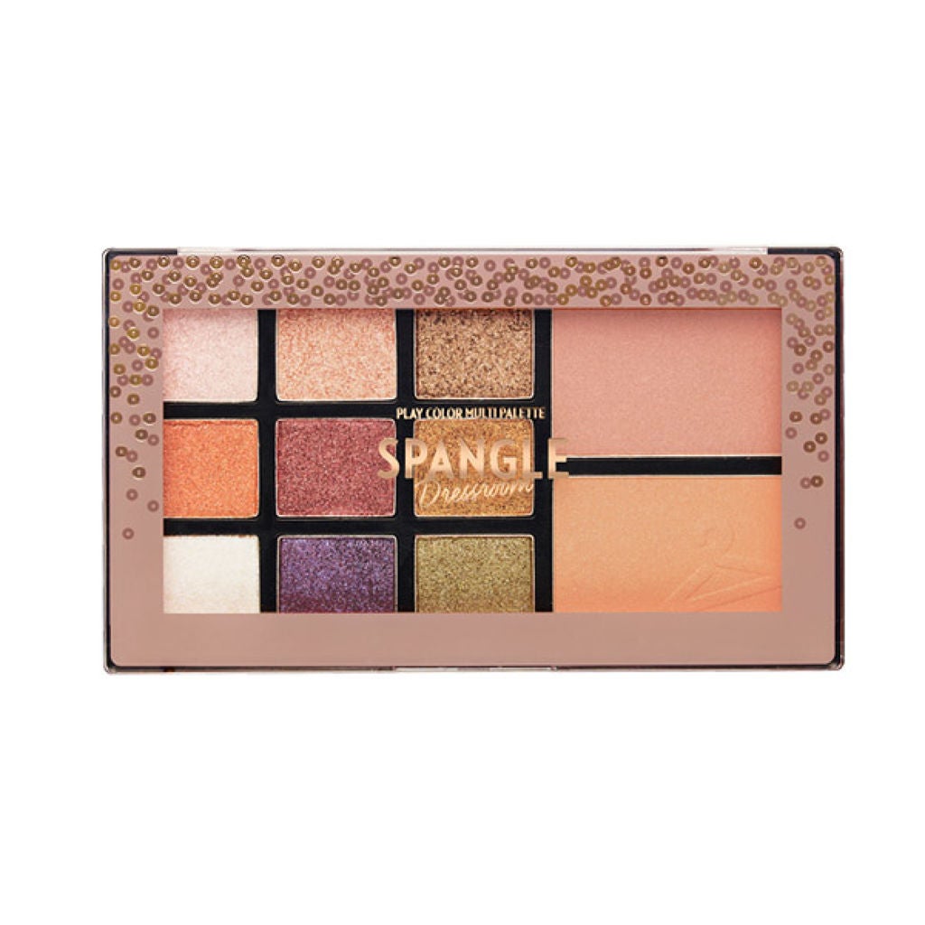プレイカラーマルチパレット スパンコールドレスルーム