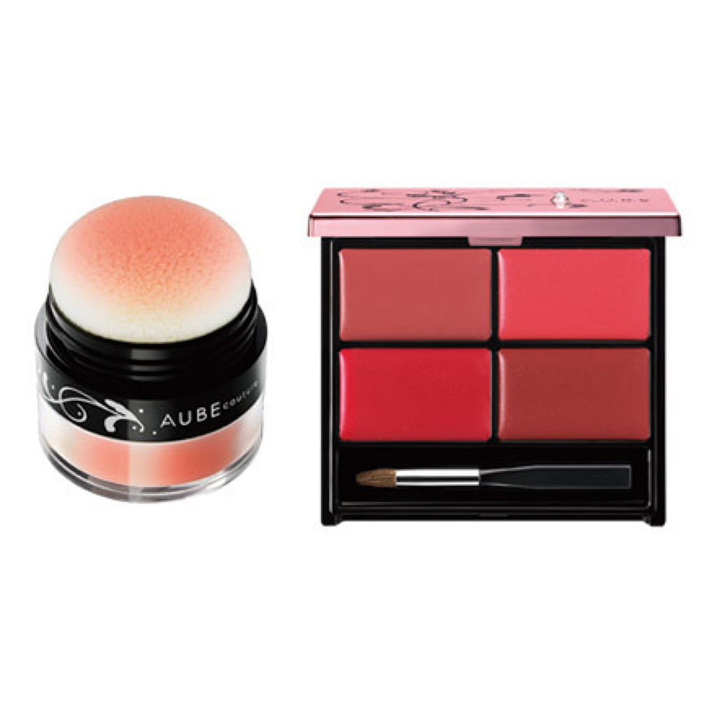 デザイニングパフィーチーク＆リップパレット レッド03