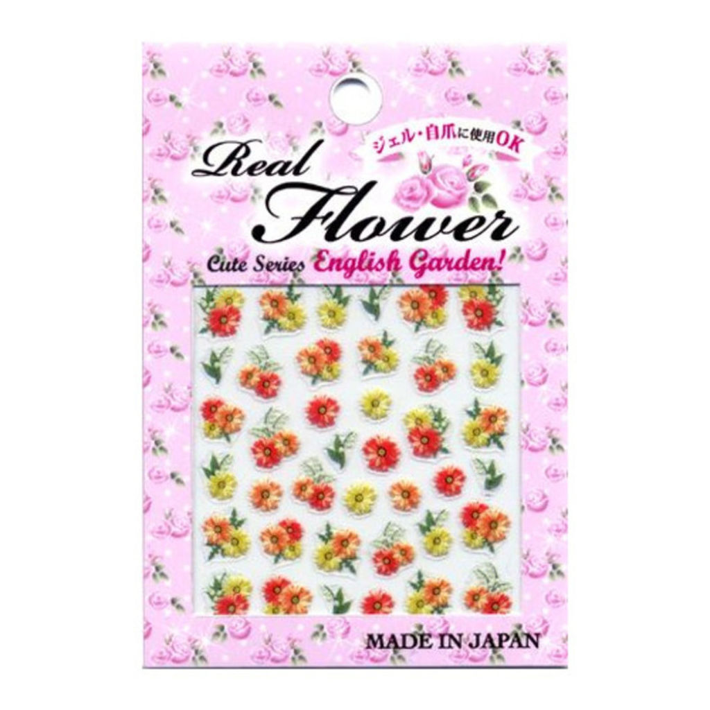 ネイルシール(リアルフラワー) RO-22