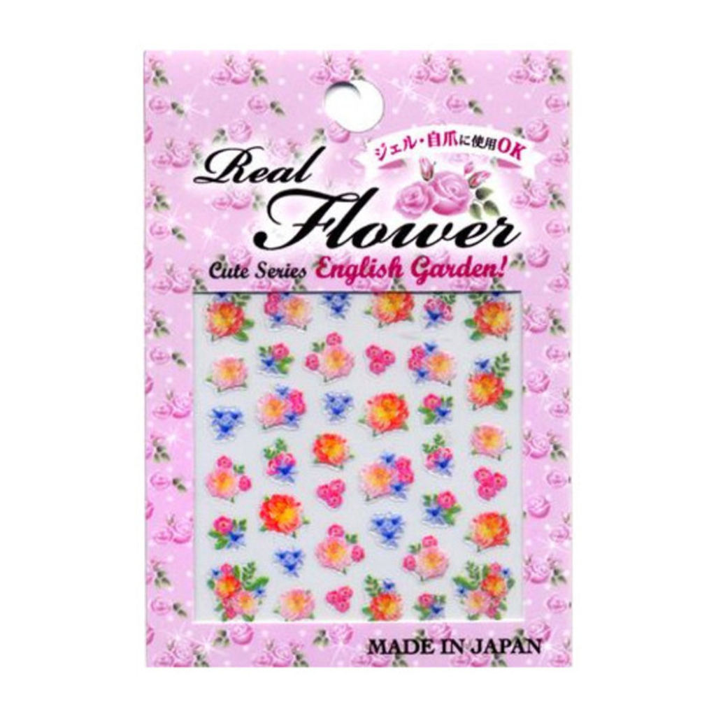 ネイルシール(リアルフラワー) RO-19