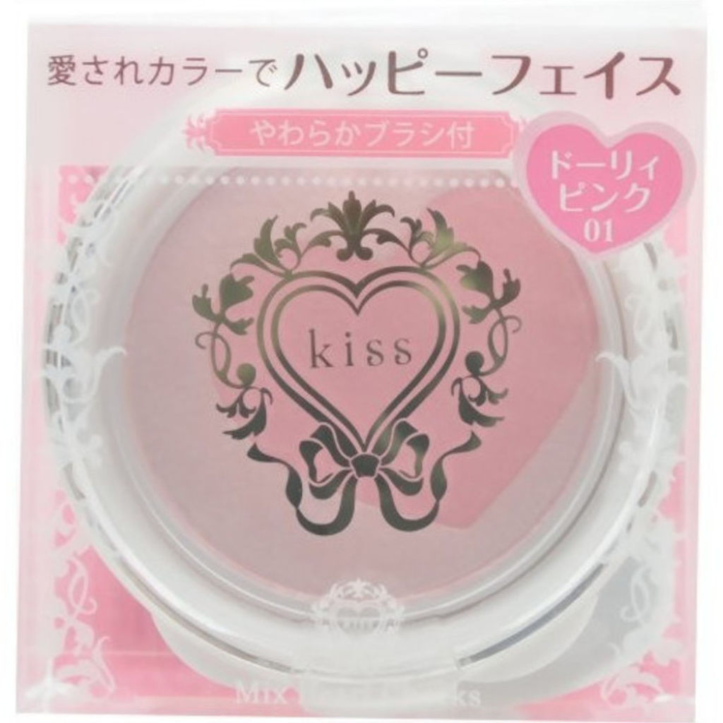 ミックスハートチークス 01 ドーリィピンク