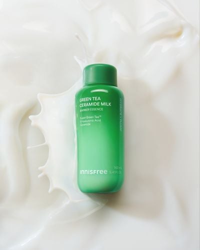 美容茶葉*1×セラミド*2の新感覚*3浸透*4ミルク化粧水~潤いバリアの満ちたうるもち肌へ~