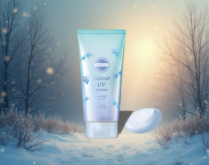 新発売サンカット®トーンアップの新色ブルー！