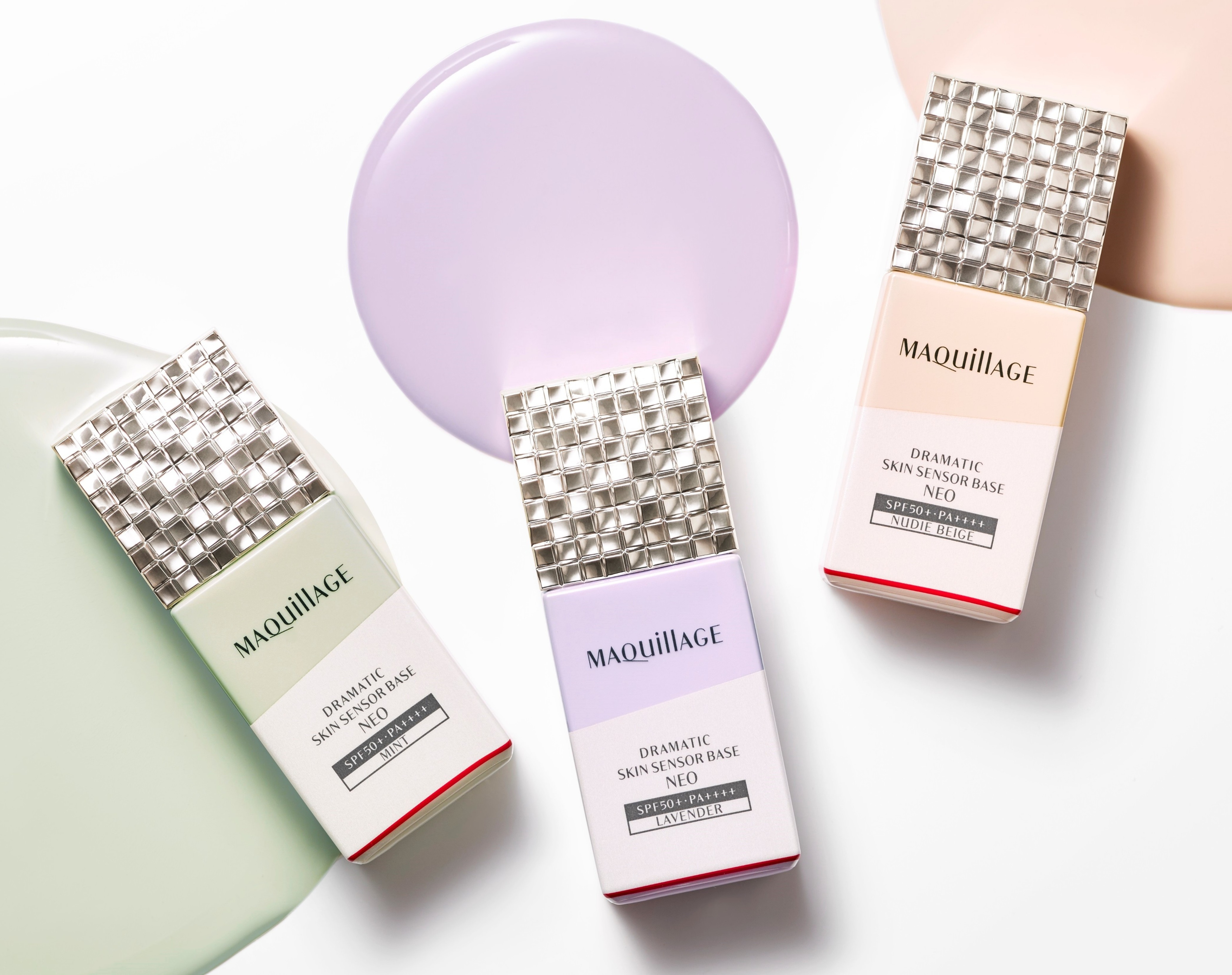 湿度オートセンサー搭載！くずれ原因の湿度変化に自動で対応。マキアージュの最強くずれ防止下地