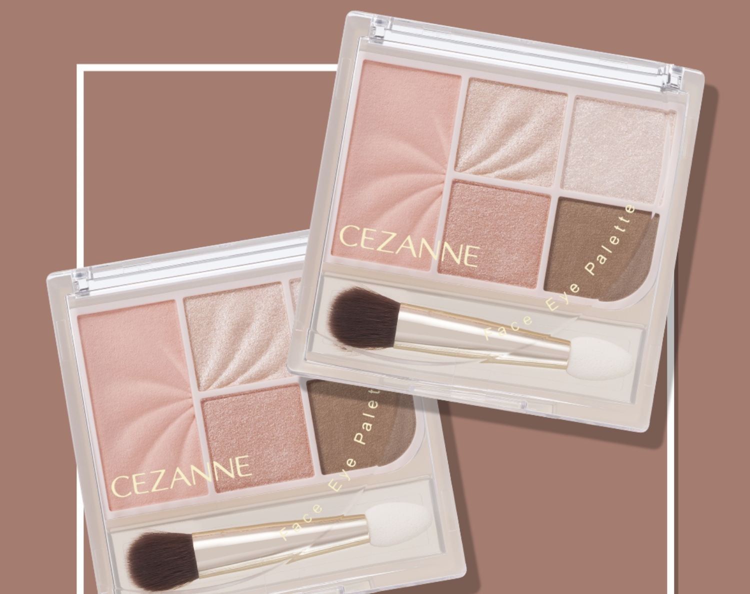 【CEZANNE】誰でも簡単に頬＆目元のメイクが完成できるフェイスアイパレットから新色登場✨