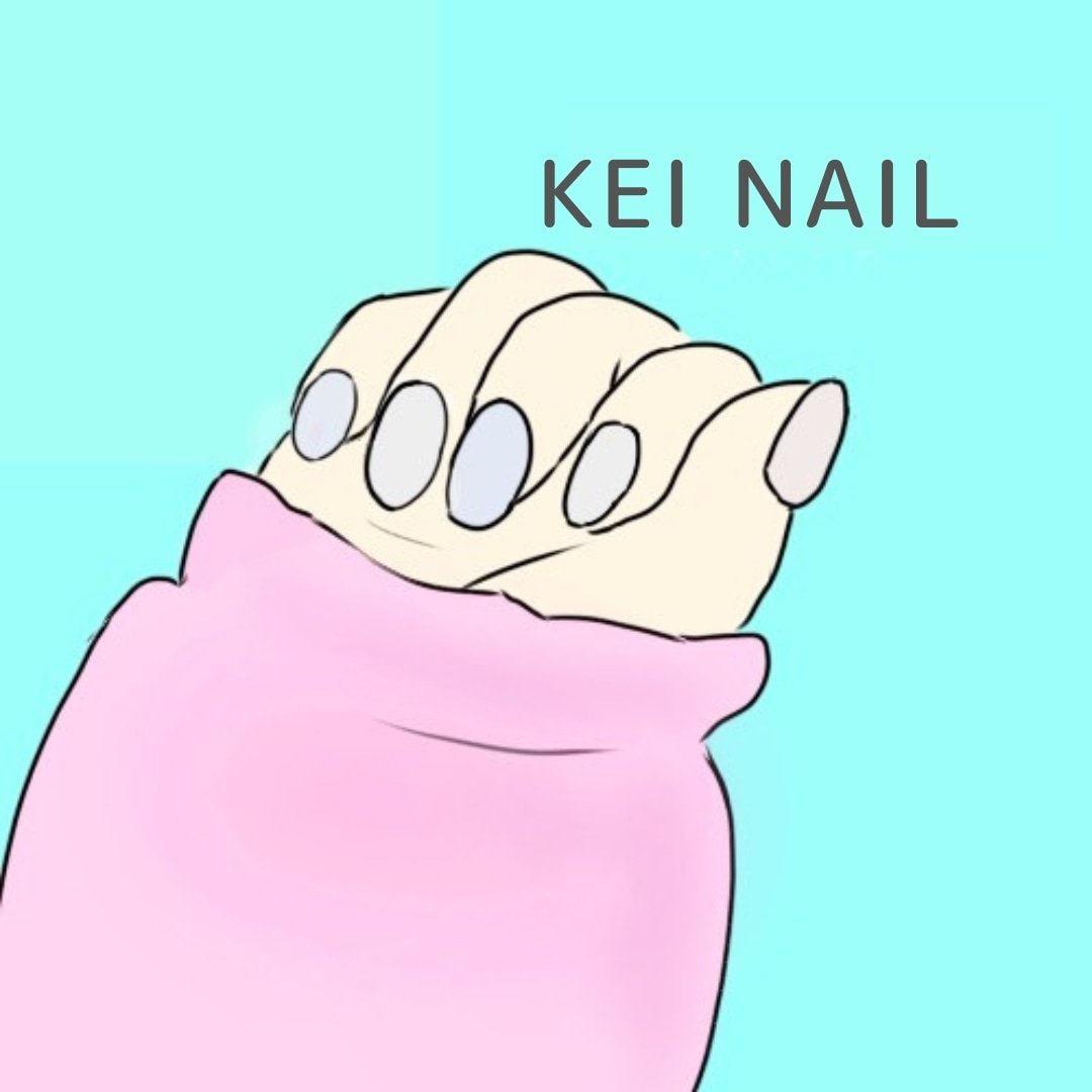 けい  マニキュア簡単アレンジ