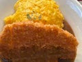 ハンバーガー半分こ