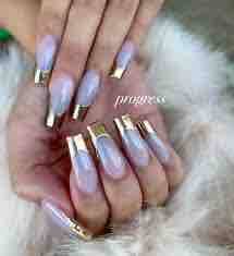 グレーのタオル