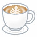 温泉ラテアート☕️
