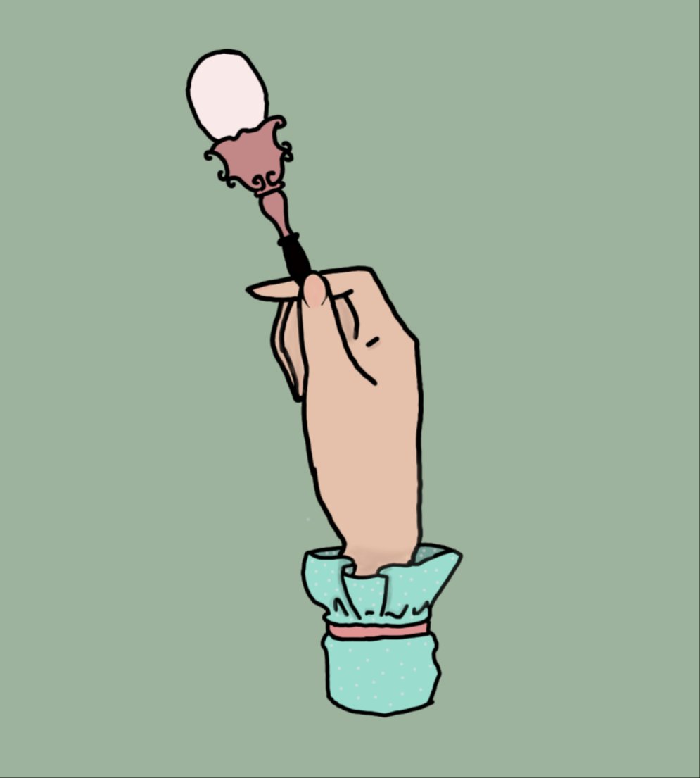 乾燥肌によるコスメ絵日記